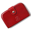 ペローニ PERONI FIRENZE ミニ財布 / ミニウォレット レッド 赤 コインケース / カードケース / 札入れ GIRAMONDO（ジラモンド） その1