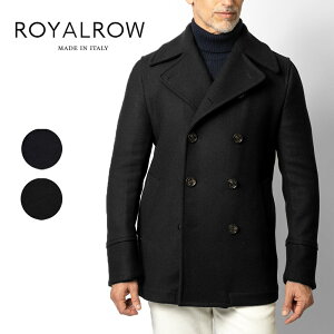 ロイヤルロウ ROYAL ROW ピーコート ショート丈 PEACOAT B03 M126 ネイビー ブラック