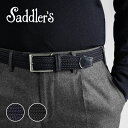 サドラーズ Saddler's ファインメッシュベルト  G01 ブラック ネイビー