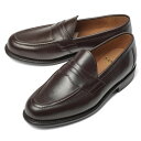 サンダース SANDERS CLIVE PENNY LOAFER ペニーローファー コインローファー バックステッチ無し 2172TD ダークブラウン ブラウン カーフレザー コマンドソール ローファー 英国 イギリス メンズ革靴 高品質 メンズ ブランド 履き心地 紳士靴 ビジネス カジュアル 革靴
