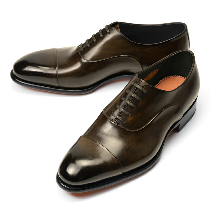 Santoni◇メンズ ヌバック デザートブーツ ブルー＆オレンジ (SANTONI