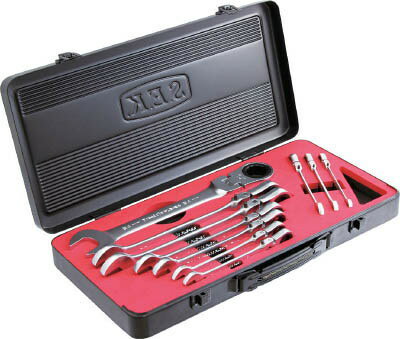 スエカゲツール　10本組フレックスロックギアレンチセット FLG-10S