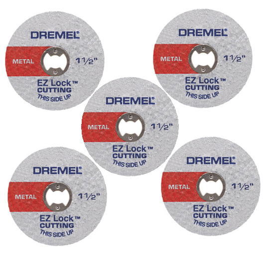 DREMEL(ドレメル)　ファイバーグラス補強カットオフホイール　金属切断向け5枚入り　EZ456