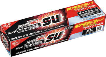 コニシボンド　ウルトラ多用途SU　プレミアムソフト　120ml　クリヤー