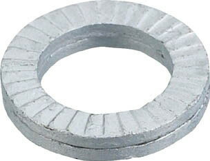 TRUSCO(トラスコ)ノルトロックワッシャー（スチール）　M4(NL4)　14個入