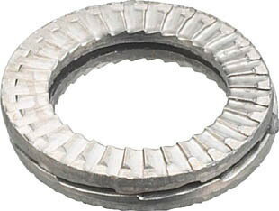 TRUSCO(トラスコ)ノルトロックワッシャー（ステンレス）　M3(NL3)　3個入