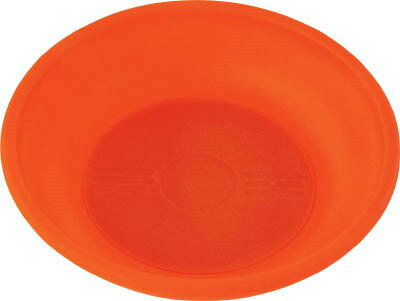 TRUSCO(トラスコ)樹脂マグネットトレー　皿型　直径：150mm　オレンジ色