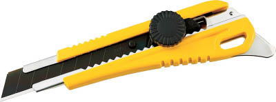 KDSカッターナイフLねじロック　ヘラ付L-25YE