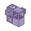 ブロック　ハーフA×8pcsブロック ハーフA：W20×H20×D10mmブロック：ABSヘッダー付OPP袋145×137×20mm