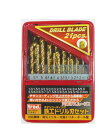 Trad Drill Blade 21本組チタンコーティング鉄工ドリル刃セット TTS-21