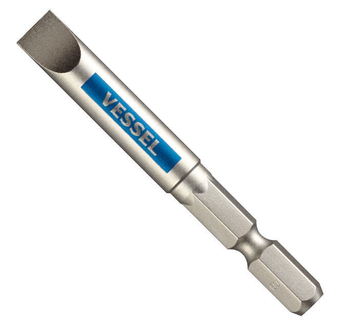 VESSEL(ベッセル)片頭剛彩ビット(マイナス)　-8×65mm　1本入り