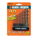 BLACK DECKER6角軸タイプドリルビット10本セット 15060