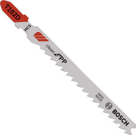 BOSCH(ボッシュ)ジグソーブレード一般プラスチック 100mm 3本入　T-102D/3
