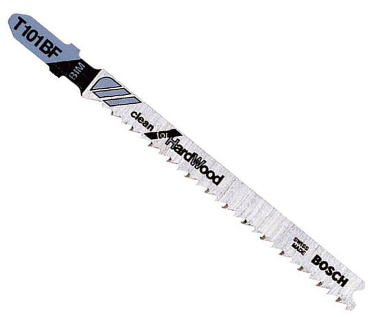 BOSCH(ボッシュ)ジグソーブレード木工用　堅い木材仕上げ　100mm 3本入　T-101BF/3