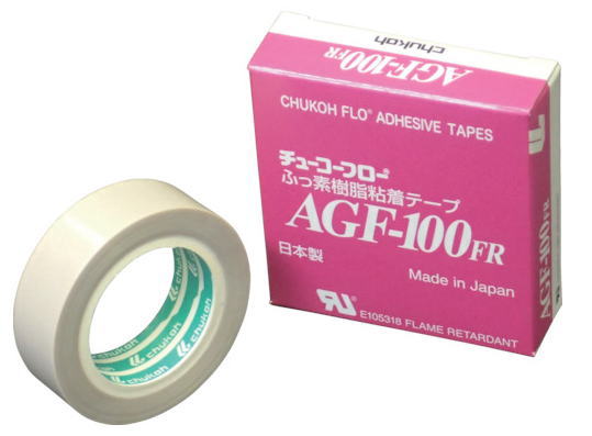 チューコーフロー　フッ素樹脂粘着テープ　13mm幅×10m長×0.13mm厚　AGF100FR-13X13