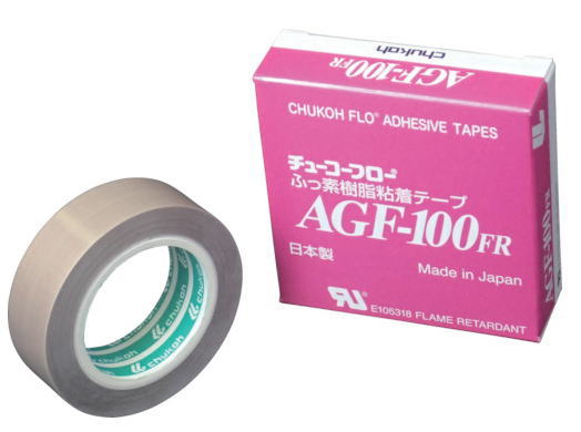 チューコーフロー　フッ素樹脂粘着テープ　19mm幅×10m長×0.18mm厚　AGF100FR-18X19