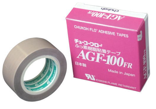 チューコーフロー　フッ素樹脂粘着テープ　25mm幅×10m長×0.18mm厚　AGF100FR-18X25