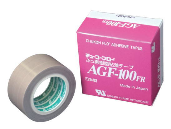 チューコーフロー　フッ素樹脂粘着テープ　38mm幅×10m長×0.15mm厚　AGF100FR-15X38