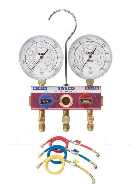 TASCOʥR463A/R410A/R32ѡܡХּϥ֥åɥޥ˥ۡɡ150cmХդۡåȡTA122SV-2
