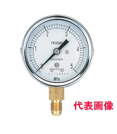 TASCO（タスコ）圧力計(直径60mm、5.0MPa、1/4F)　TA147F-150