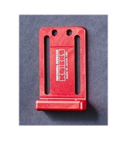 KNICKS(ニックス)　フック金具付電動工具用プレート　ALU-i-R　赤