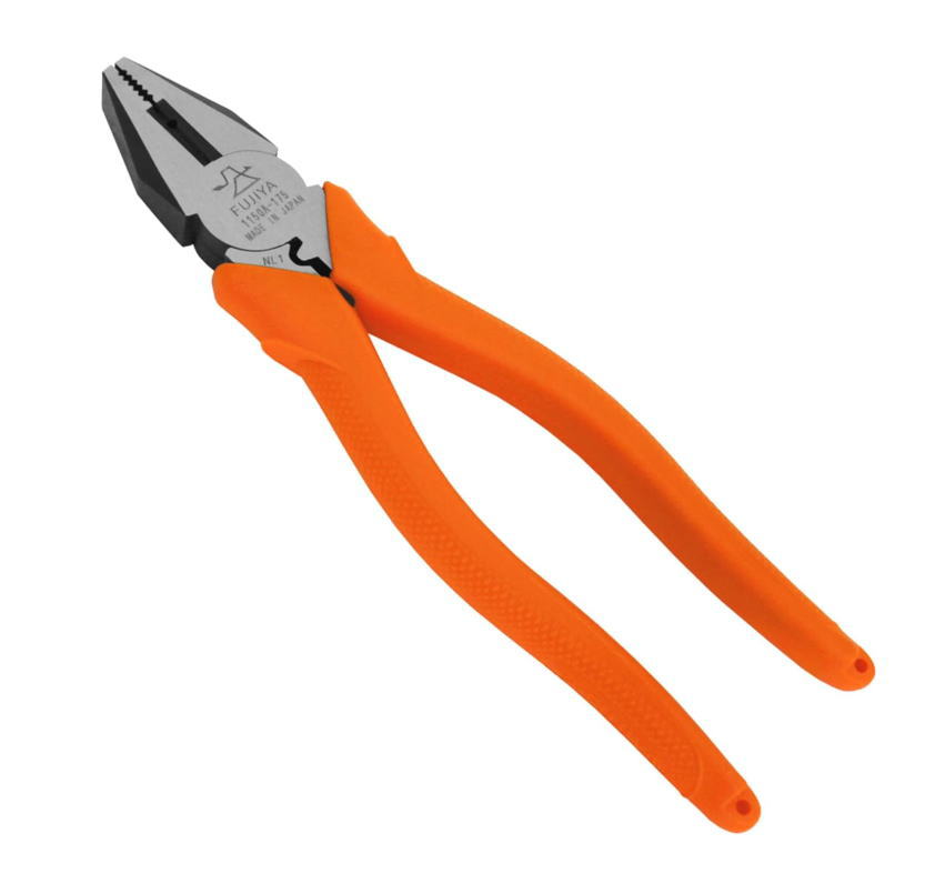 フジ矢(FUJIYA)　ペンチ(穴付・圧着機能付)　1150A-175