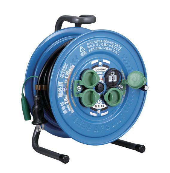 ハタヤリミテッド　サンデーレインボーリール単相100V　20m　アース付SS-20K