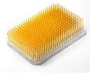 石崎剣山製作所角剣山 96x70mm大角204(ゴム付)真鍮針