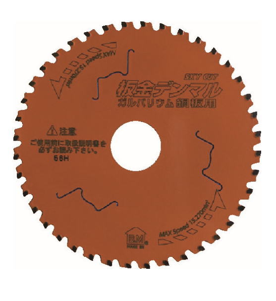 ハウスBM　板金デンマルガルバリウム鋼板用チップソー　100mm×40刃　DMG-10040