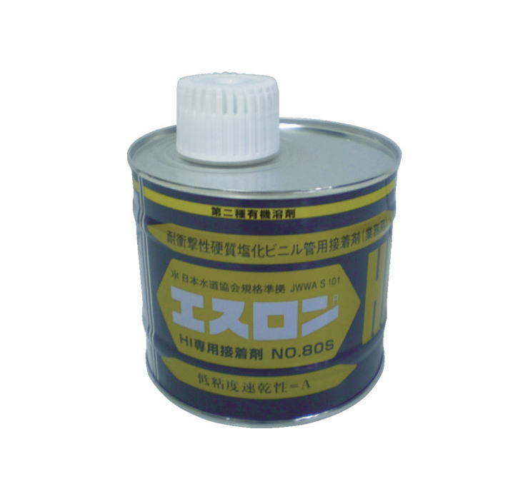エスロン　耐衝撃性配管用接着剤　No.80S　透明　500G