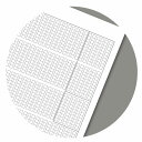 新聞レイアウト用紙 B4(50枚)