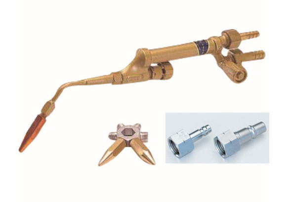 樂天商城 - TASCO(タスコ)　ショートサイズ溶接器(アセチレン・サンソ用)　細カプラ付　TA370-4H