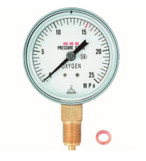 TASCO(タスコ)　酸素調整器用ゲージ　2次側用　TA380GA-2