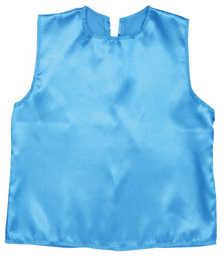 ソフトサテンシャツ　 青　幼児用