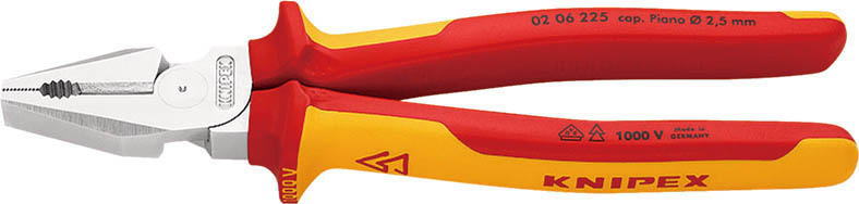 KNIPEX(クニペックス)　強力絶縁ペンチ　1000V　225mm　0206-225