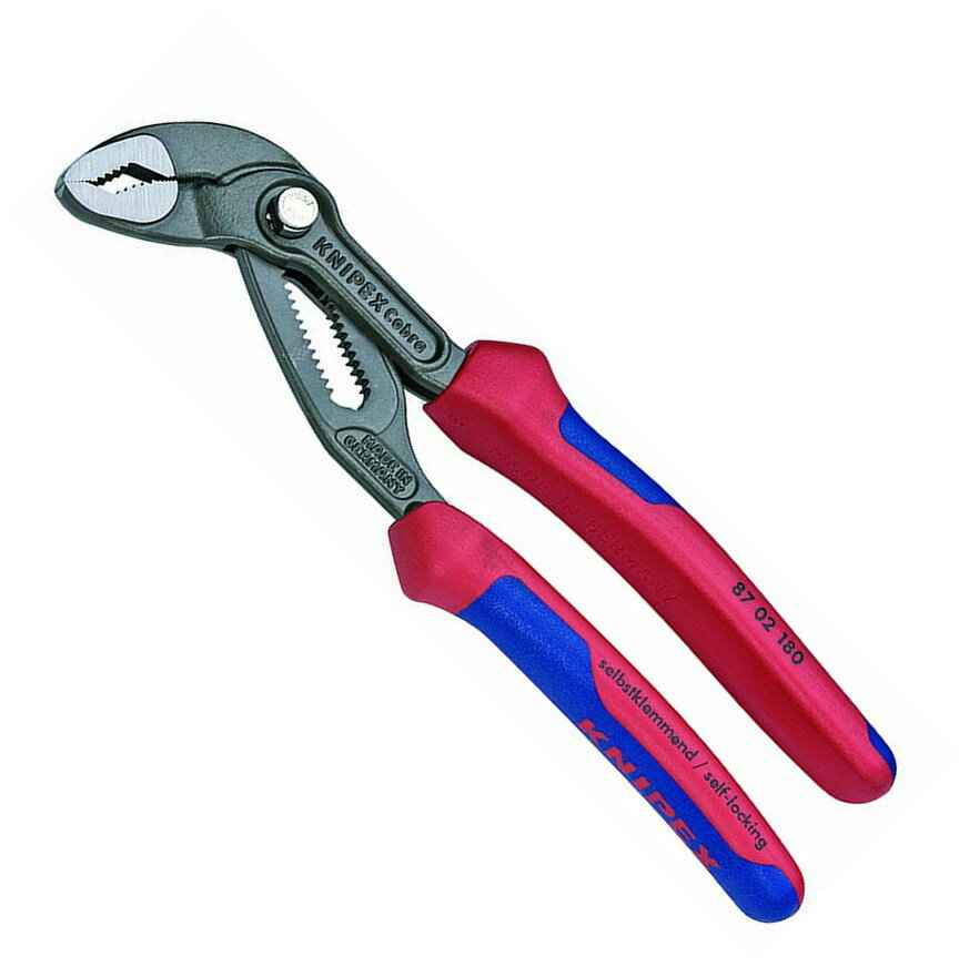 KNIPEX(クニペックス)　ウォーターポンププライヤー "コブラ"　ナットつかみ能力:36mm　8702-180