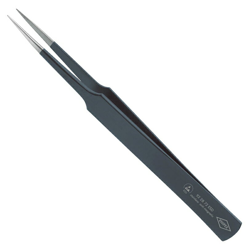 KNIPEX(クニペックス)　ESD精密ピンセット　先端:ストレートタイプ　135mm