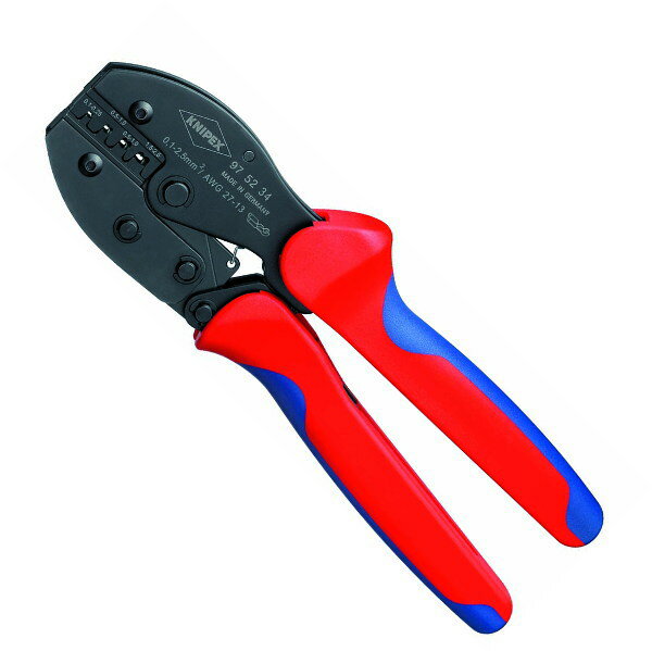 KNIPEX(クニペックス) オープンバレル端子用圧着ペンチ 9752-34