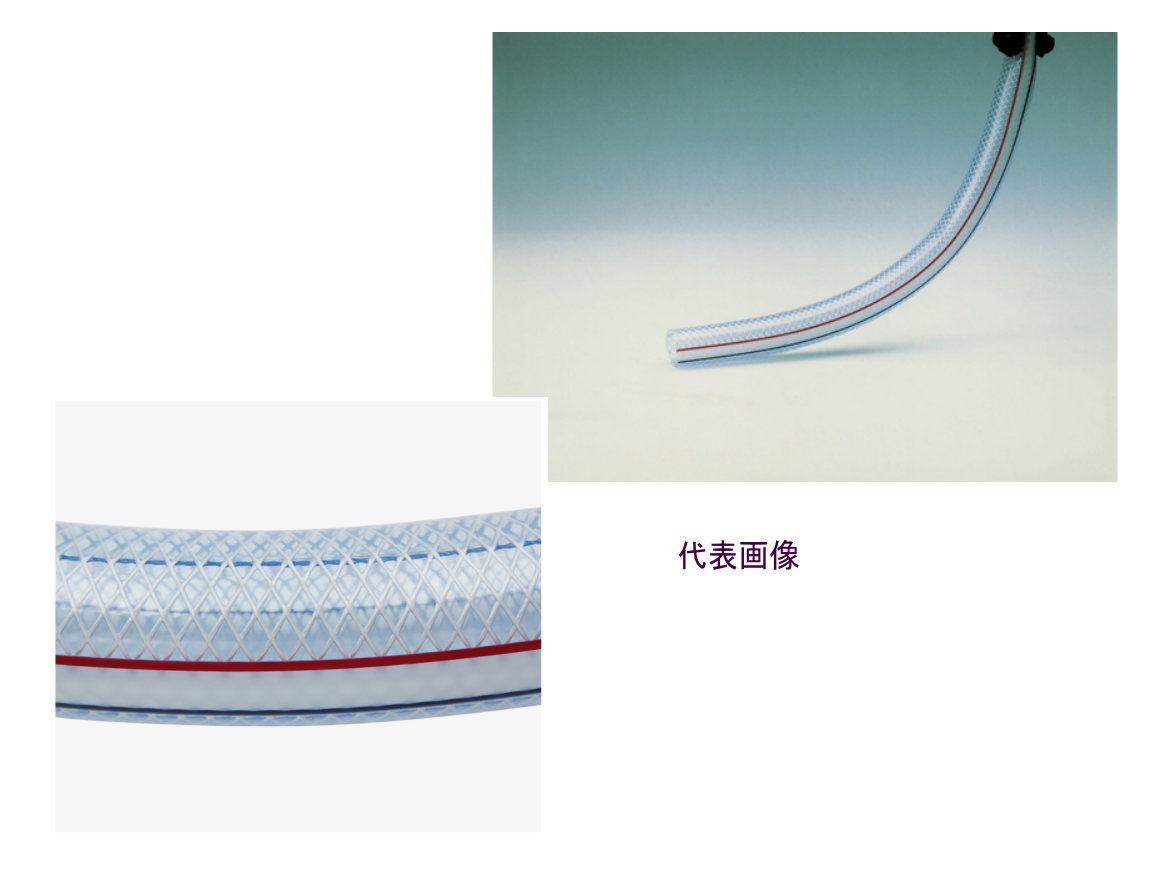 乐天商城 - トヨロンホースTR型　TR-12　12mm×18mm (100m巻)