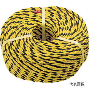 TRUSCO(トラスコ)標識トラロープ(3つ打タイプ) 7.5mm×100m TRUSCO(トラスコ)標識トラロープ(3つ打タイプ) 7.5mm×100m