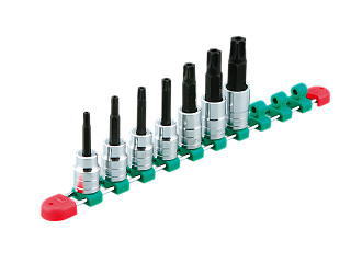 KTC12.7(1/2")T型いじり止めトルクスビットソケットセット7個組 TBT407TH