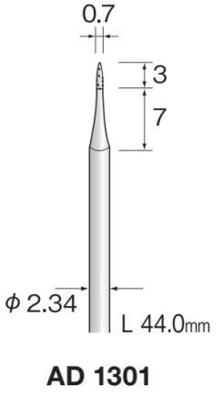 樂天商城 - Minimo（ミニター）電着ダイヤモンドバー　軸径2.34