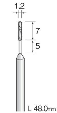 Minimo（ミニター）電着ダイヤモンドバー　軸径3.0(4)