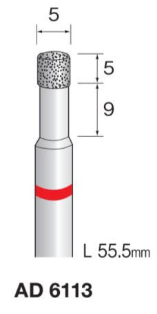 Minimo（ミニター）電着CBNバー　軸径6.0