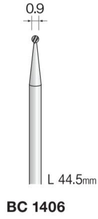 Minimo（ミニター）超硬カッター　スパイラルカット　軸径2.34