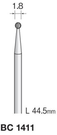 Minimo（ミニター）超硬カッター　スパイラルカット　軸径2.34
