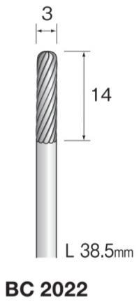 乐天商城 - Minimo（ミニター）超硬カッター　スパイラルカット　軸径3.0