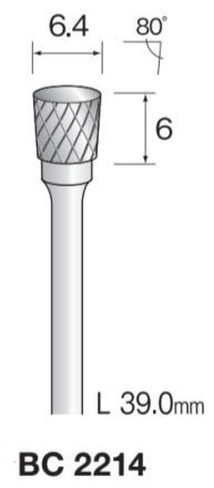 樂天商城 - Minimo（ミニター）超硬カッター　クロスカット　軸径3.0