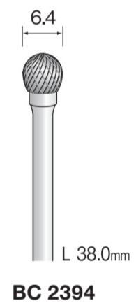 Minimo（ミニター）超硬カッター　クロスカット　軸径3.0