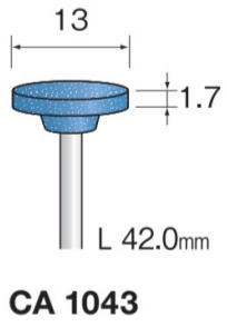 乐天商城 - Minimo（ミニター）軸付き砥石　ブルー砥石　軸径2.34　10本入